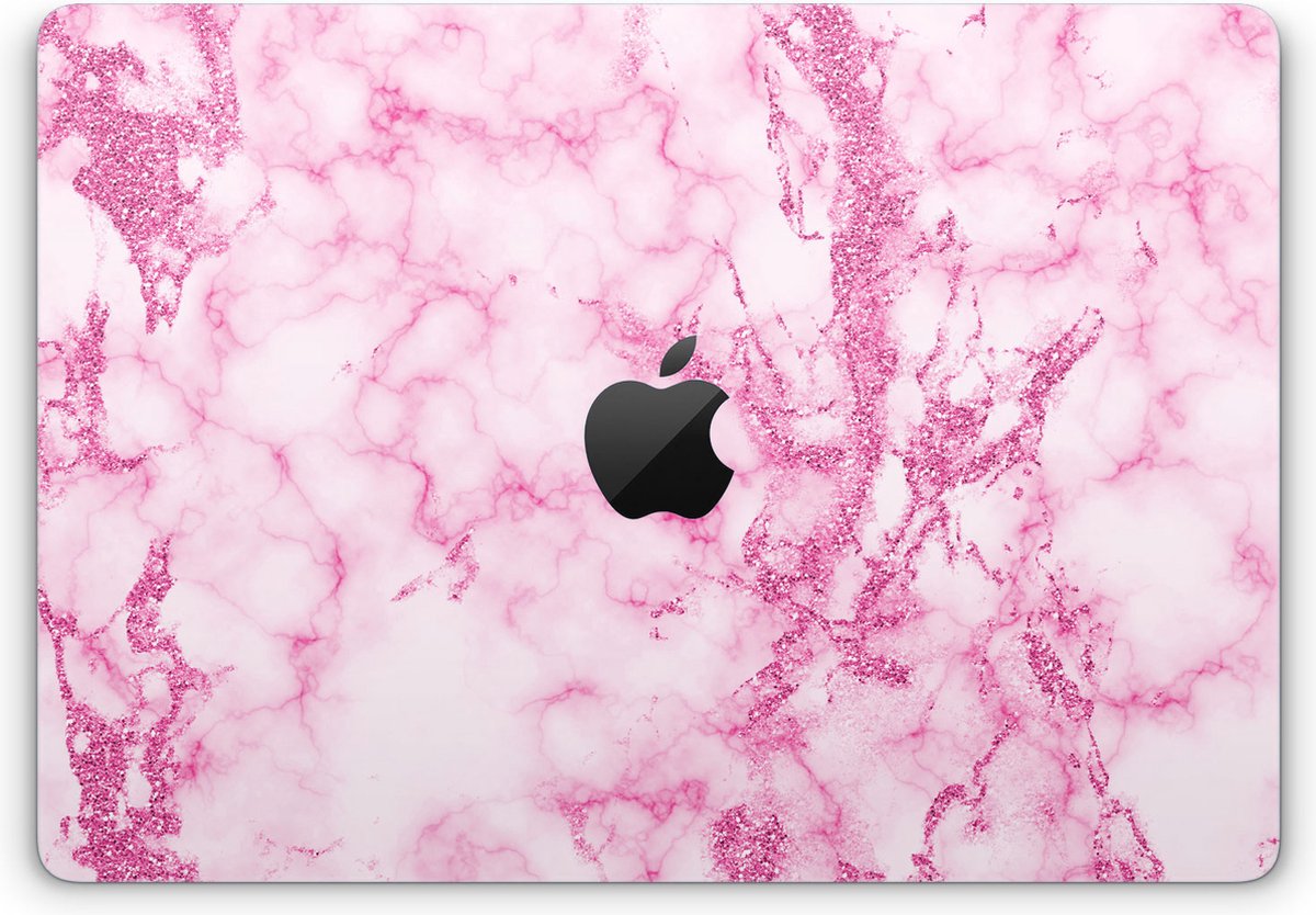 Macbook Pro 16’’ [2021 Met Apple M1 chip] Skin Marmer Roze - 3M Sticker
